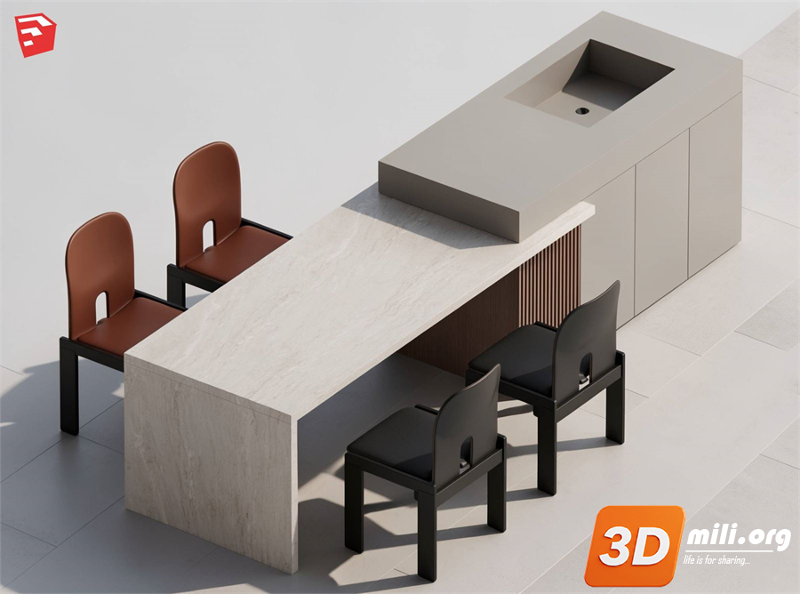 Kitchen island Skp Files